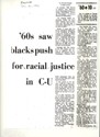 '60's saw Blacks Push for Racial Justice