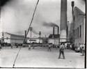 Photo of inmates playing baseball