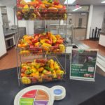 Display of bell peppers