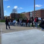 UHS students touring the ISU campus