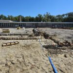 Excavating at 6th Grade Center construction